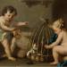 Putti Playing with a Cat